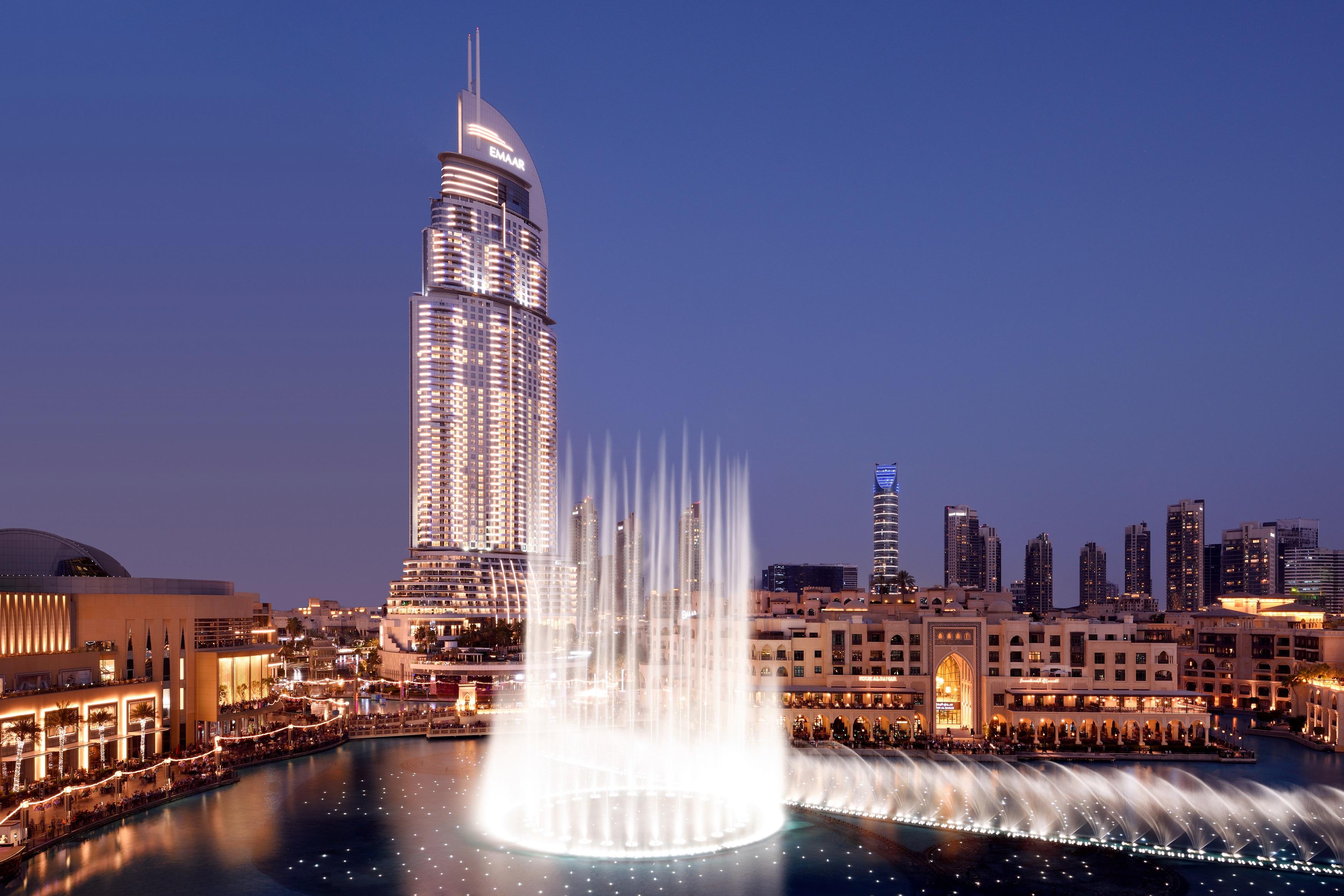 Address Downtown Hotel Dubai Luaran gambar The Dubai Fountain